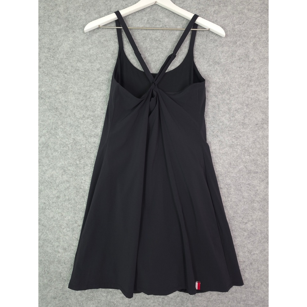 Rhoback Demi Dress Womens Large Active Performance Black Crossover Back - Picture 2 of 8
